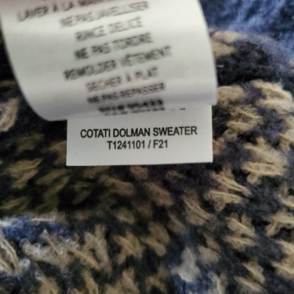 Toad & Co Cotati Dolman Chunky Knit Women's Sweater - Picture 15 of 16